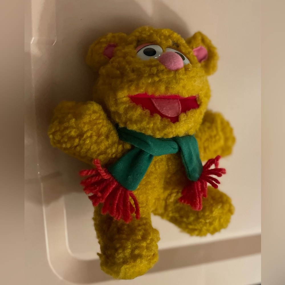 Henson Associates Fozzie Bear Muppet Baby Plush 1987 Vintage